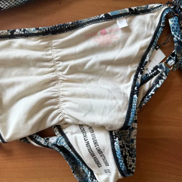 NWT Snakeskin Print Bikini Set - Picture 3 of 4